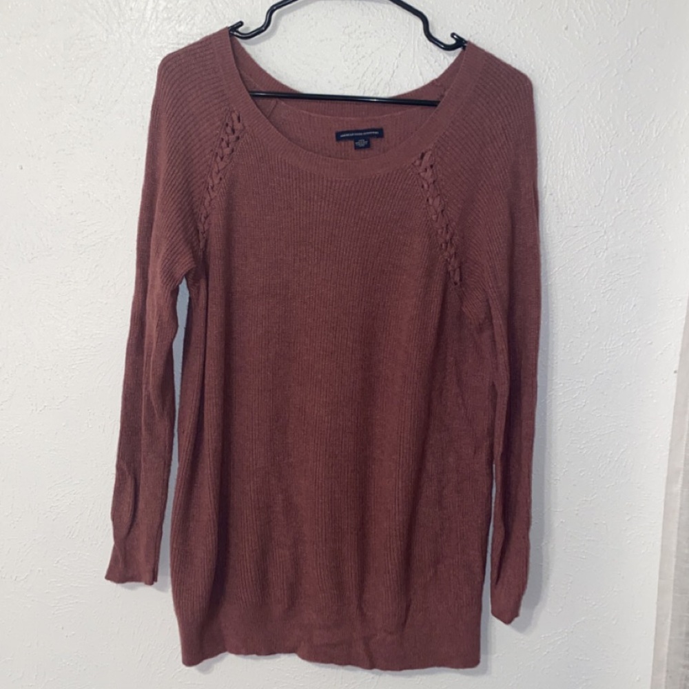 Mauve American Eagle sweater - Picture 1 of 2